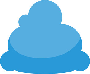 Blue Cloudscape Illustration
