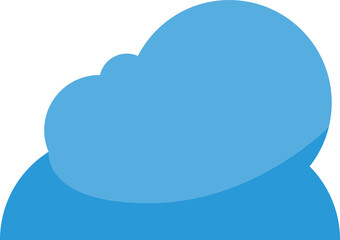 Blue Cloudscape Illustration

