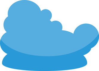 Blue Cloudscape Illustration
