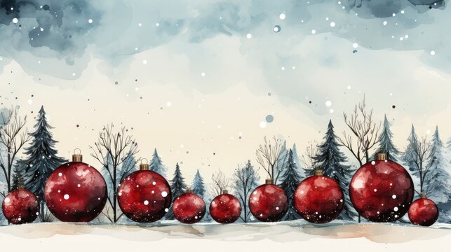 Hand Drawn Christmas Season Background , Merry Christmas Background , Hd Background