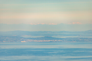 View of Canada from Hurricane Ridge in Olympic National Park