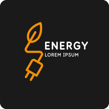 The icon stands for natural energy. Eco-friendly energy. Image of power sources. Vector illustration.