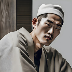 Korean man, Generative AI