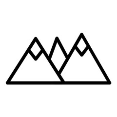 Mountains Icon Style