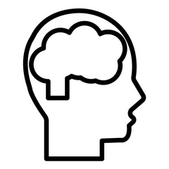 Neuropsychology Icon Style