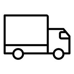 Delivery Truck Icon Style