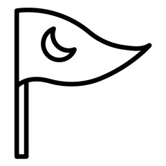 Fototapeta premium Flag Icon Style