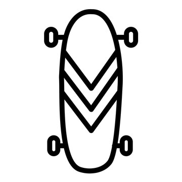 Longboarding Icon Style