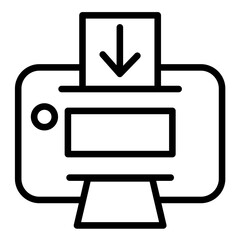 Send To Printer Icon Style