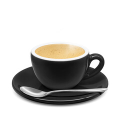 カフェオレのイラスト リアル