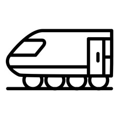 Freight Train Icon Style