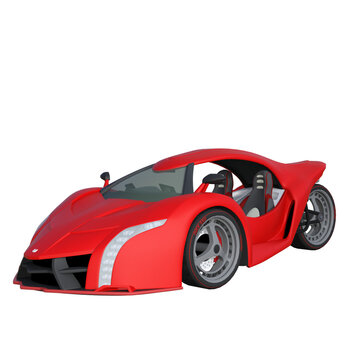 red sports car