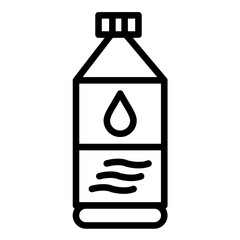 Water Bottle Icon Style