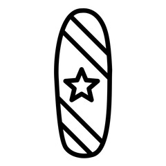 Snowboard Icon Style