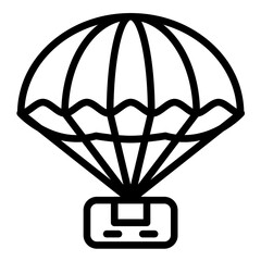 Parachute Icon Style