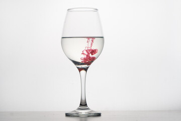 Pictures of abstract painting on glass with colored paints look great and are beautifully decorated.