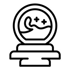 Crystal Ball Icon Style