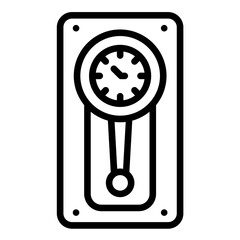 Wall Clock Icon Style