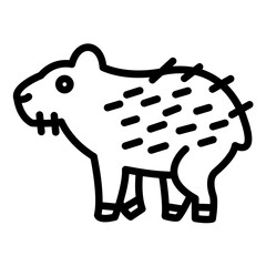 Capybara Icon Style