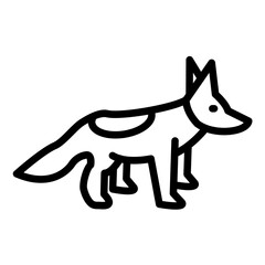 Fennec Fox Icon Style