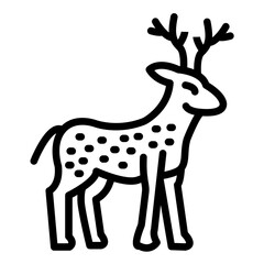 Reindeer Icon Style