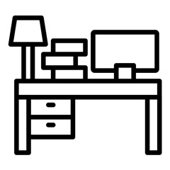 Business Workplace Icon Style