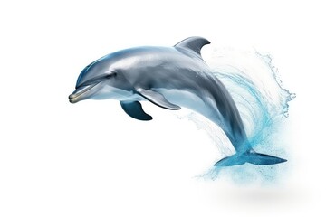 A Dolphin Jumping Out Of The Water