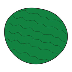 Fruit elements. Hand drawn vector illustration.