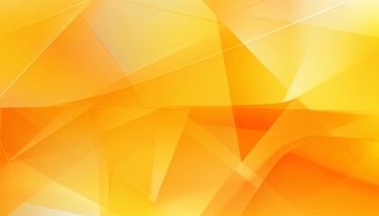 Orange and Yellow Abstract Lines with Colored Triangles
