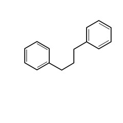 Chemical structure of flavonoids on white background