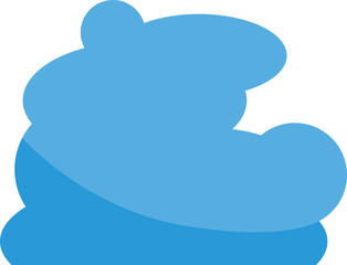 Blue Cloud Icon
