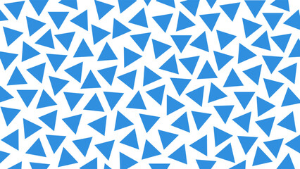 Fototapeta na wymiar Blue and white seamless geometric triangle pattern