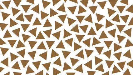 Brown and white seamless geometric triangle pattern