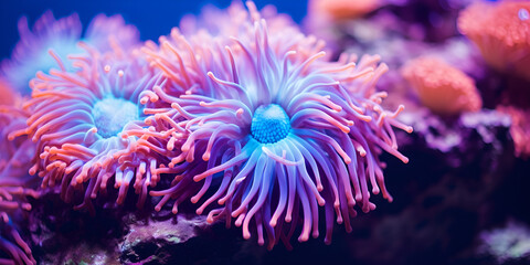 Fototapeta na wymiar anemone macro shot 