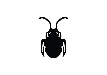 minimal style Asian Giant Hornet icon illustration design