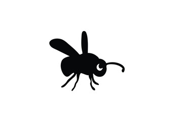 minimal style Asian Giant Hornet icon illustration design