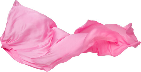 pink scarf isolated on white background png 