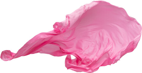 Pink silk fabric scarf background overlay 