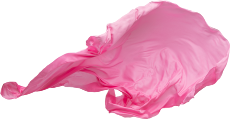 Pink silk fabric scarf background overlay 