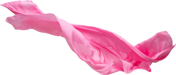 Floating pink png silk fabric background 