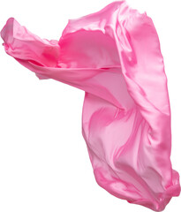 pink silk scarf isolated on white background png
