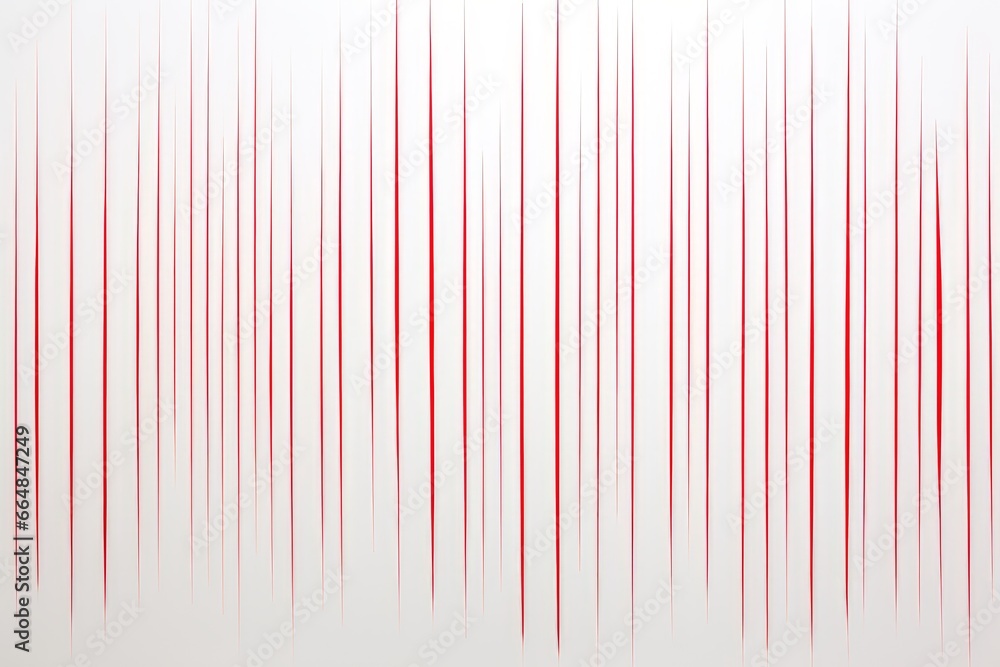 Sticker red lines texture on white background