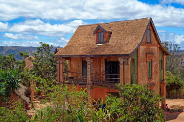 Village dans le centre de Madagascar