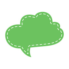 Colorful Speech Bubble Vector Illustration