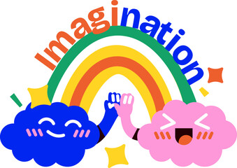 Imagination sticker
