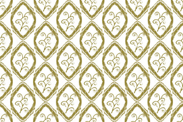 Geometric ethnic pattern embroidery design for background or wallpaper and clothing. Aztec style abstract vector illustration.design for texture,fabric,decoration.
