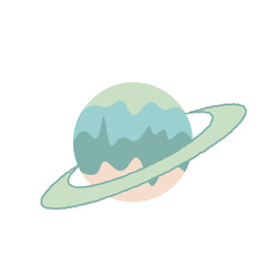 Fototapeta premium Planet Illustration