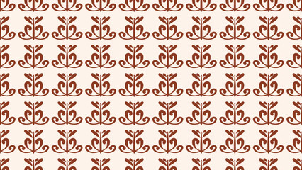 Minimalist floral background. Simple geometric seamless pattern. For backgrounds, wallpapers, textiles, and fashion.
