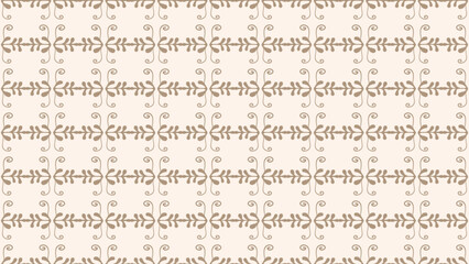 Cute brown floral pattern. Seamless background. For backgrounds, wallpapers, textiles, and fashion.