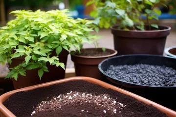 Fototapeten soil and gravel for bonsai potting © Alfazet Chronicles